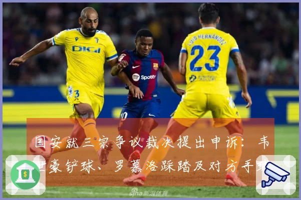 国安就三宗争议裁决提出申诉：韦世豪铲球、罗慕洛踩踏及对方手球疑云
